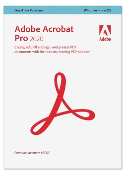 Image of Adobe Acrobat Pro 2020 OEM WIN ESD
