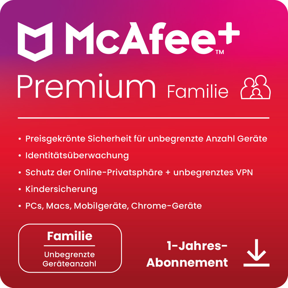 Image of McAfee+ Premium Family Security