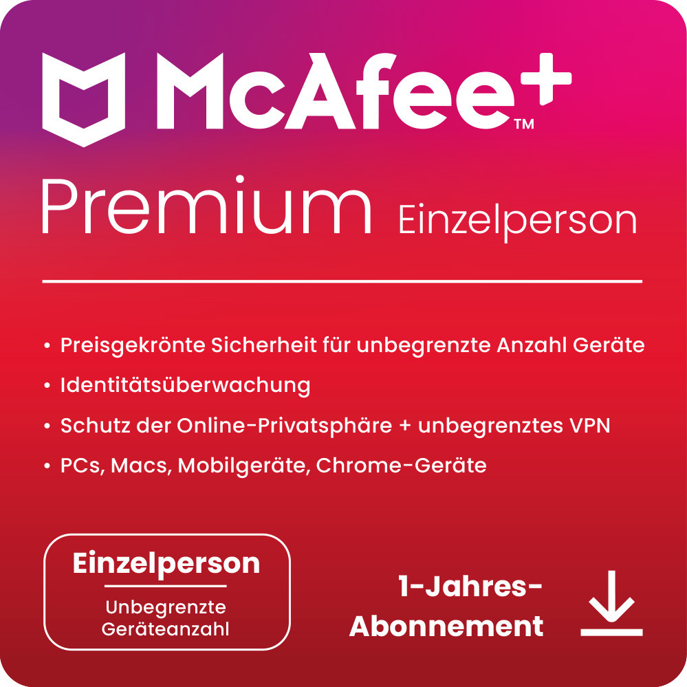 Sicurezza individuale McAfee+ Premium